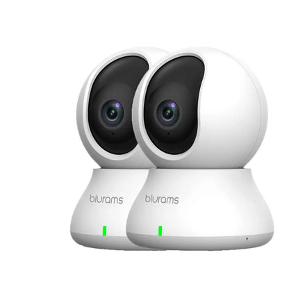 【A31】Blurams 2K Indoorcamera 360° Pet Camera for Home Security W/Motion Tracking，Security Camera, , Phoneapp, 2-Way Audio, IR Night Vision,Siren, Works with Alexa & Googleassistant