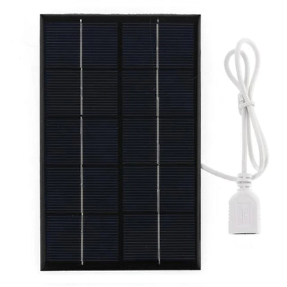 5V 10W Solar Panel Output USB Outdoor Portable Solar System Cell Phone Charger Solar Panel Battery Module Power Panel Enlarged 1