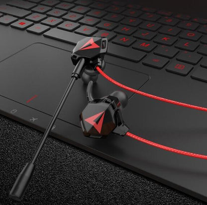 Headset In-Ear para Jogos com Microfone - Fone de Ouvido Gamer para Dispositivos Móveis