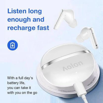 Wireless Earphone, Smart Noise Cancelling Headphone for Windows Android Ios System, Wireless Bluetooth-Compatible Headset for Gaming, Sports, Business