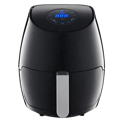 Fritadeira Air Fryer Saudável para Cozinha: Capacidade de 3.5L, Sem Óleo, Display LCD, Circulação de Ar Quente, Cor Branca