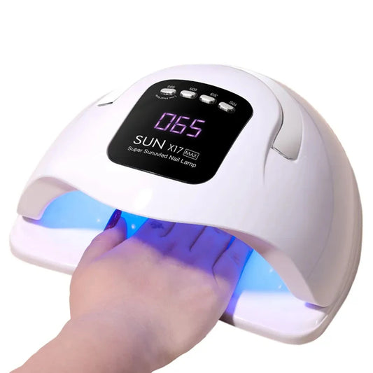 CNHIDS Lâmpada UV LED para Manicure: Secador de Unhas Profissional 180W com 57 LEDs para Secagem Rápida de Esmalte em Gel